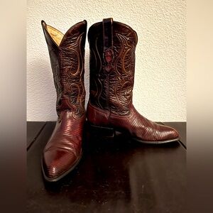 Los Altos Exotic Lizard Cowboy Boots
